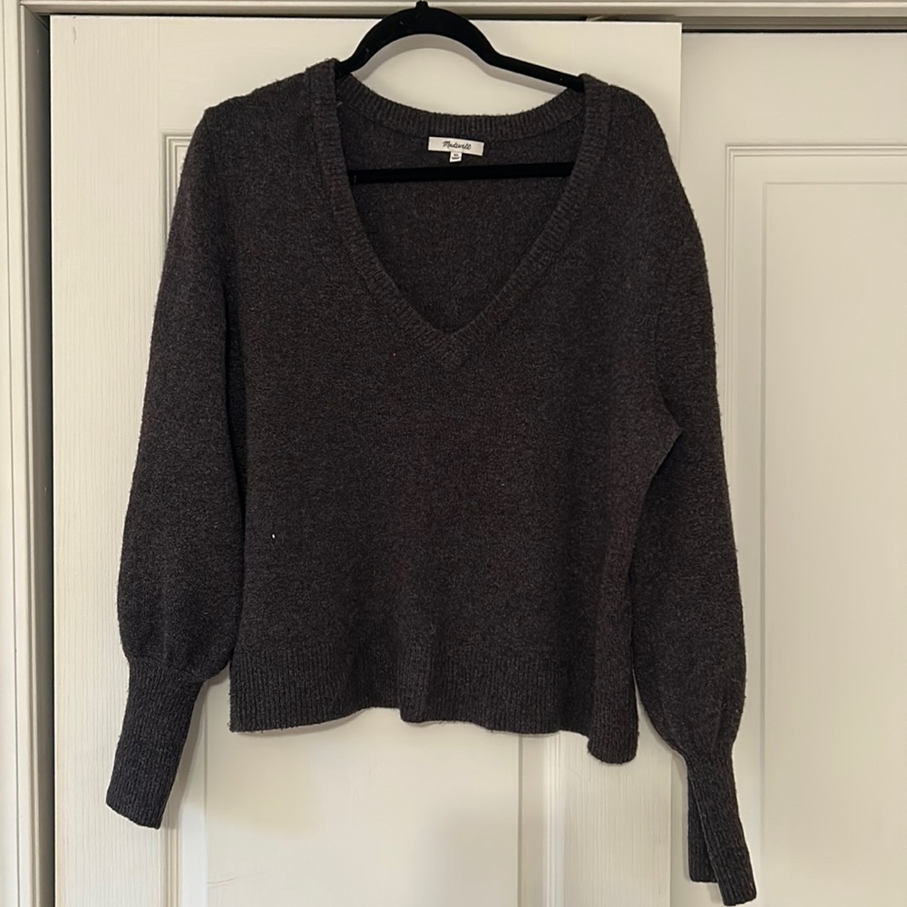 Madewell Puff Sleeve Sweater